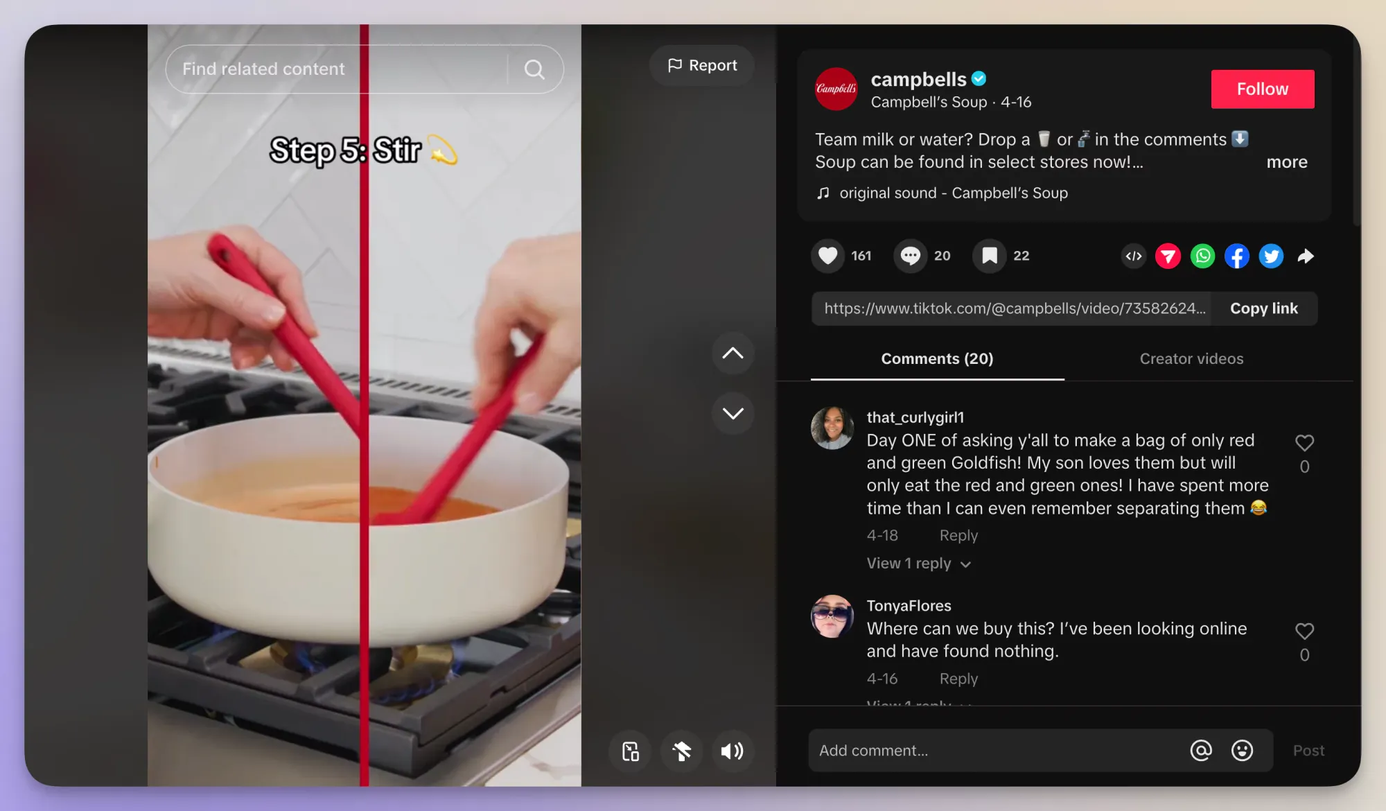 social media content video