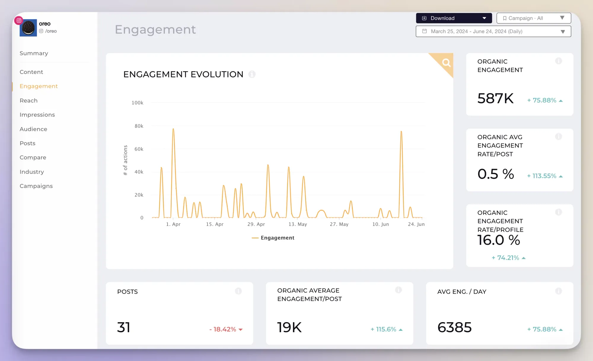 instagram audit