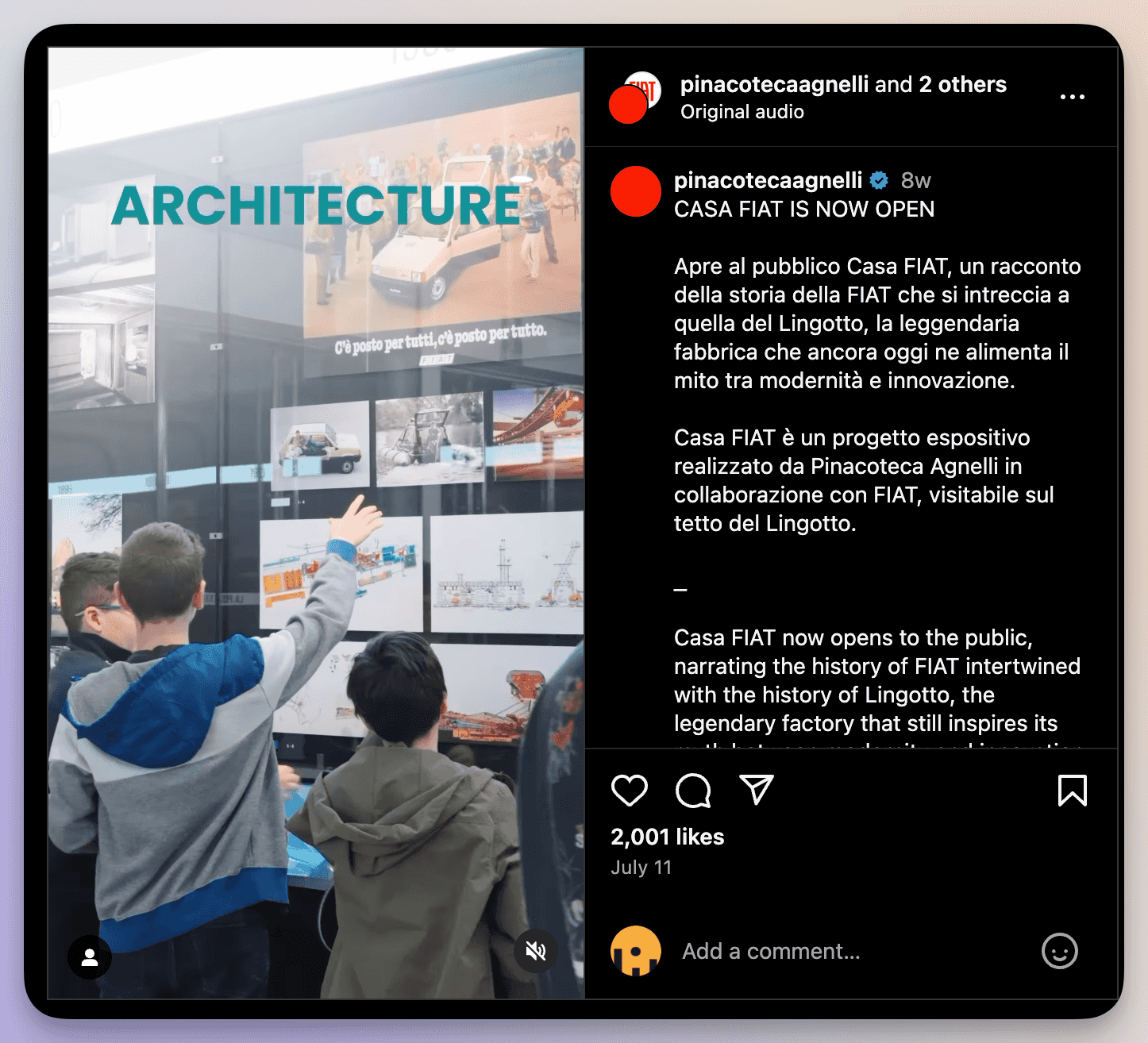 content pillar example - events