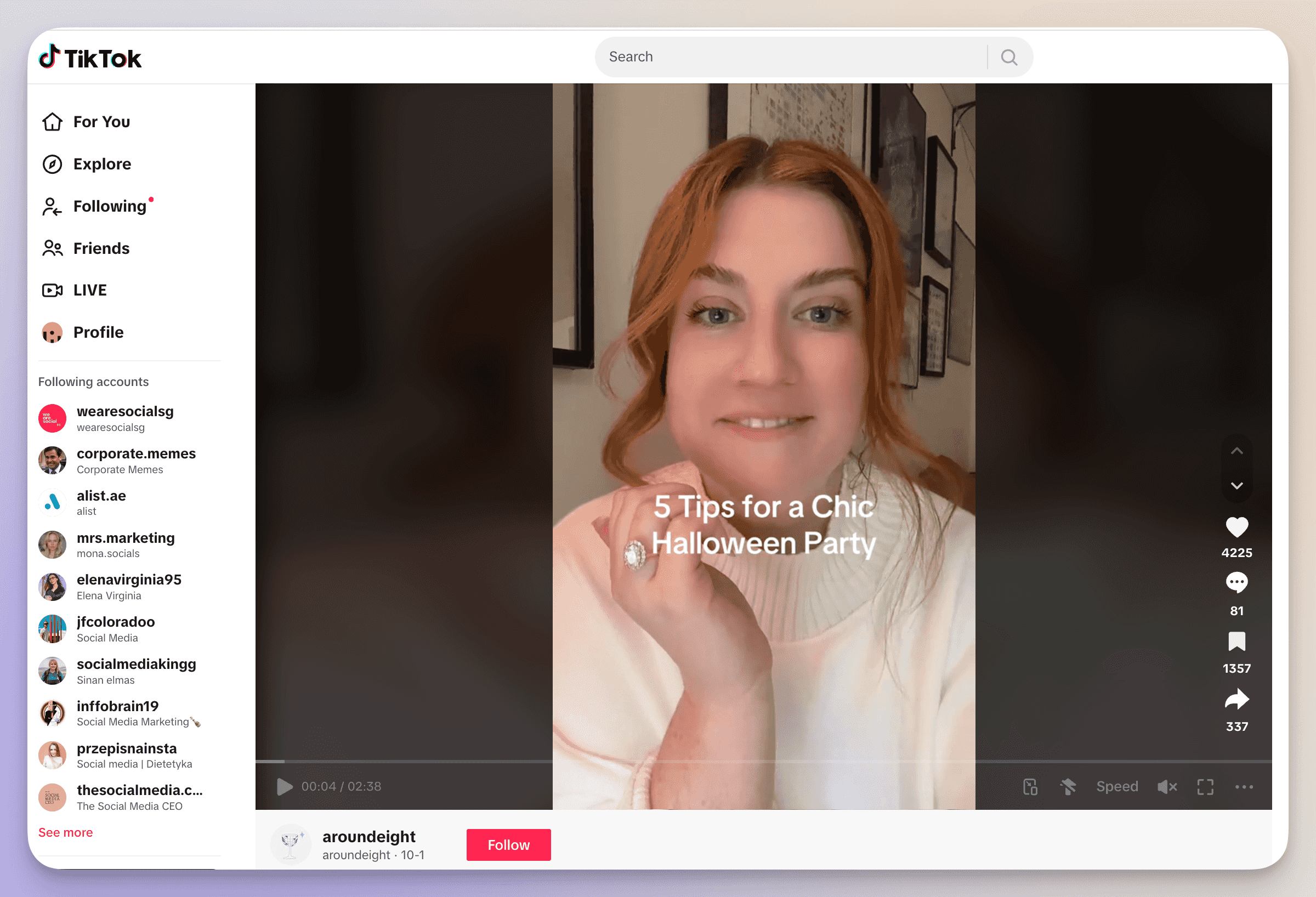 halloween tips social media post idea