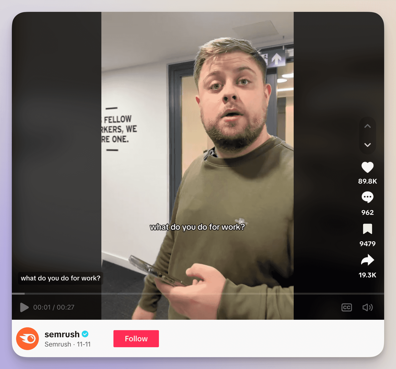 semrush tiktok video
