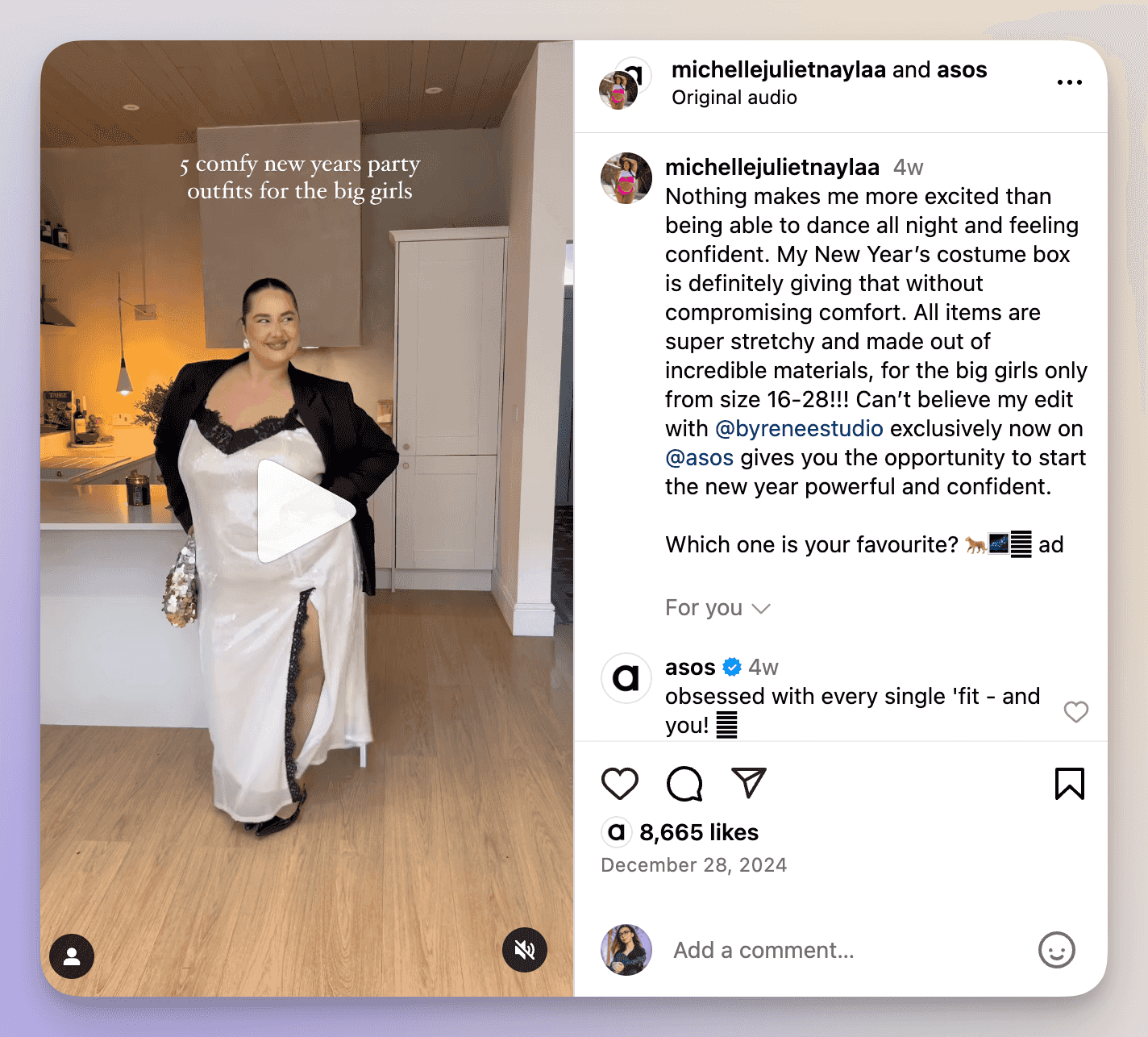 asos influencer campaign