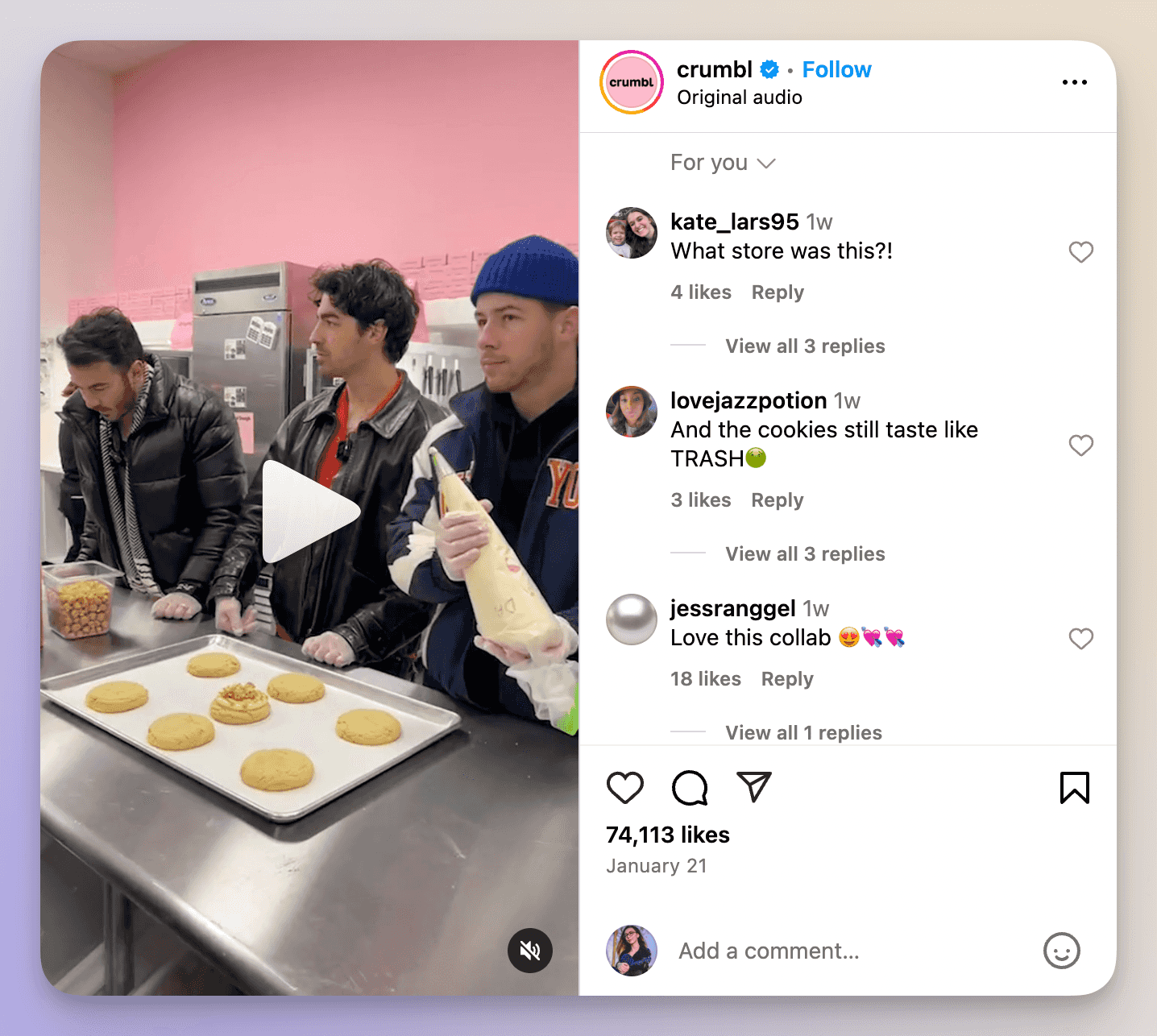 crumbl influencer marketing campaign 