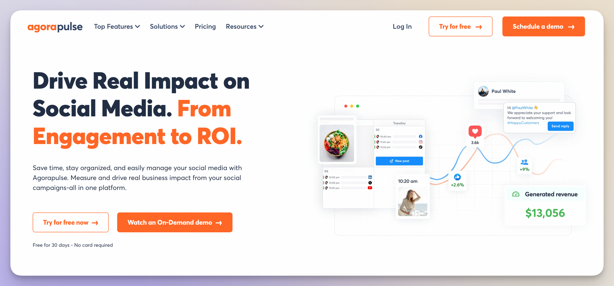 agorapulse as a social media automation tool