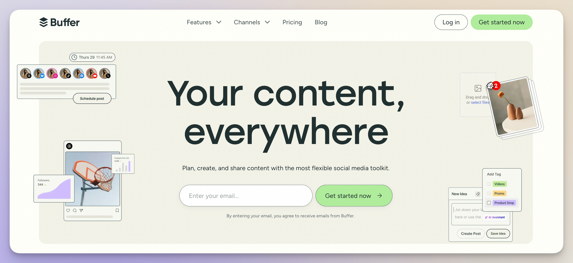 buffer social media automation tool