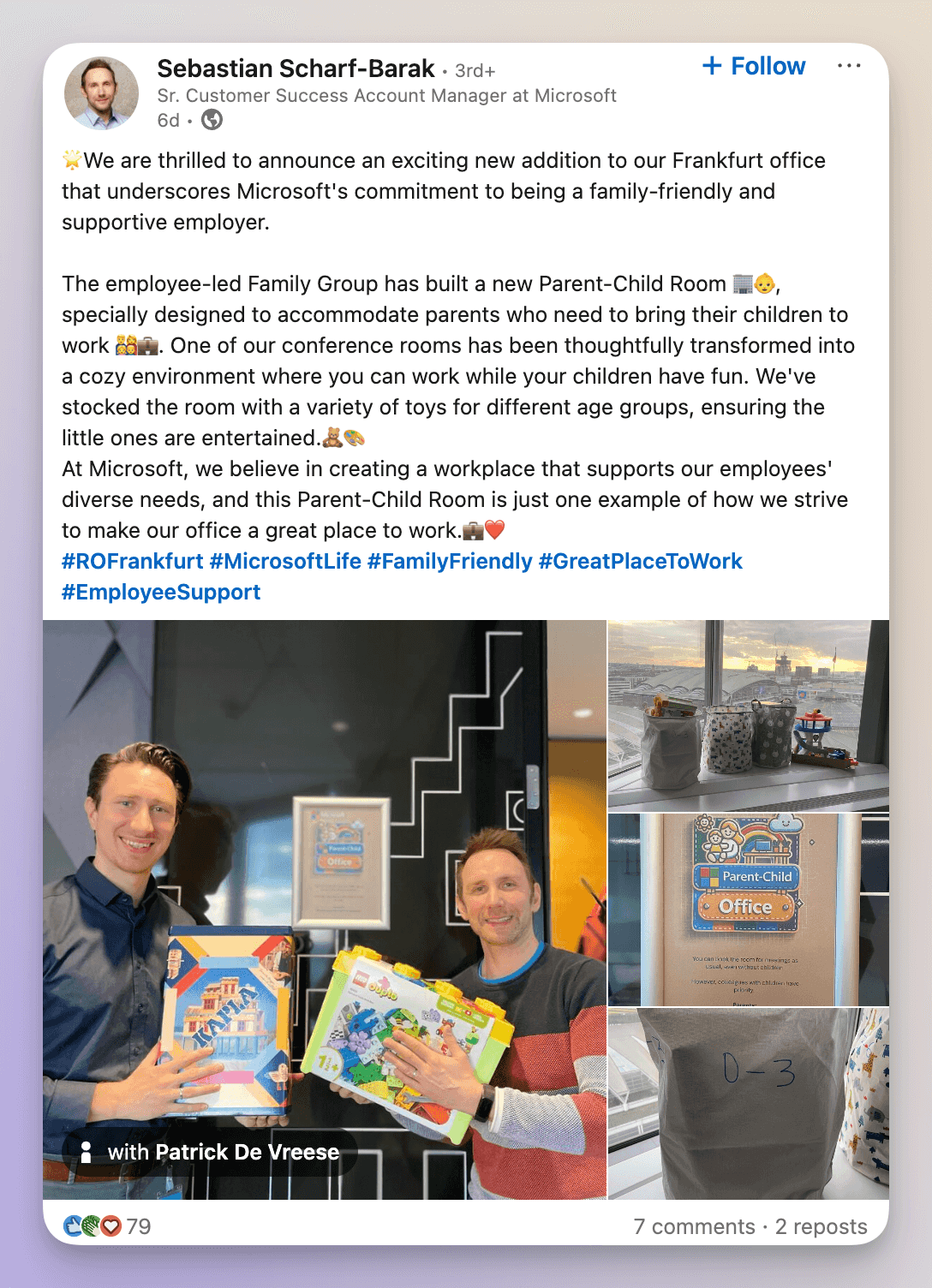 company achievements employee generated content