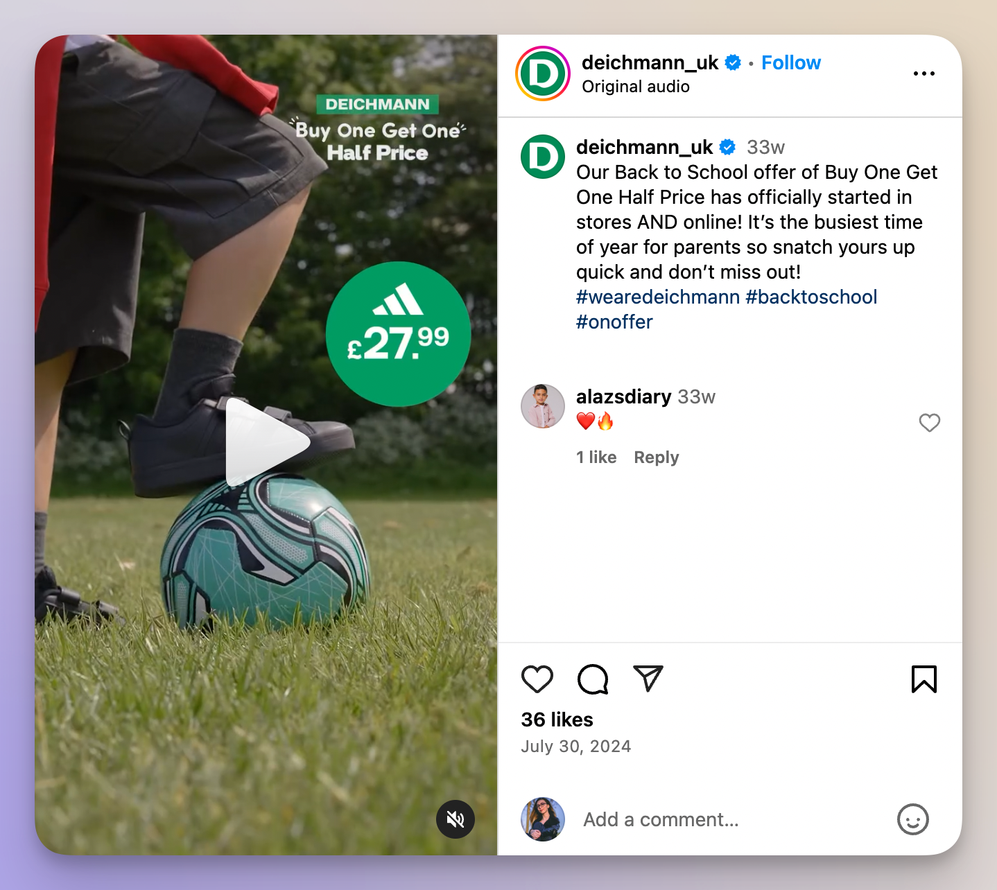 deichmann uk instagram post
