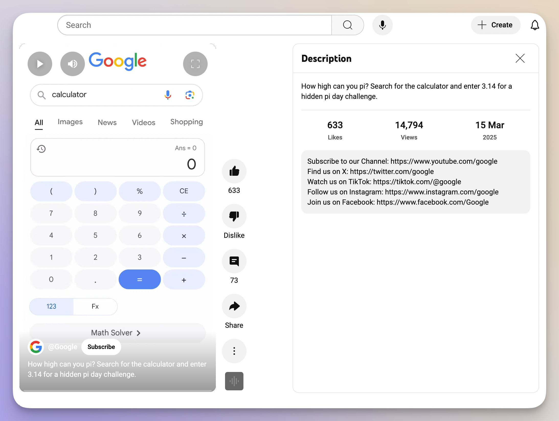 google repurposed tiktok video example