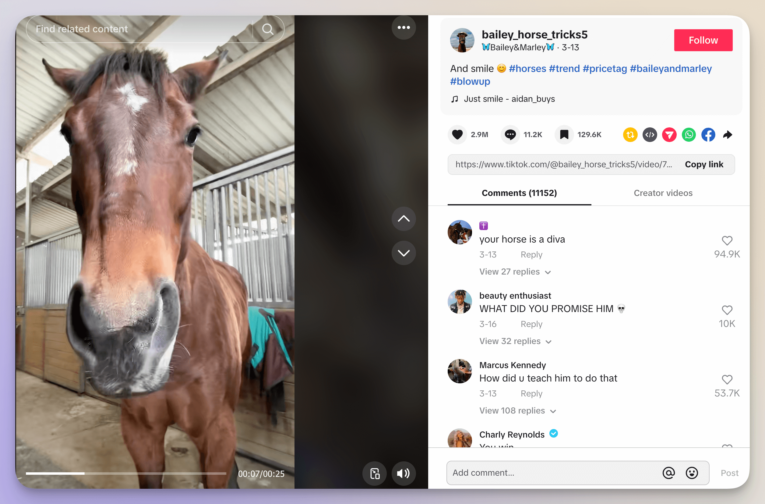 TikTok trend popular now stop for a minute and smile