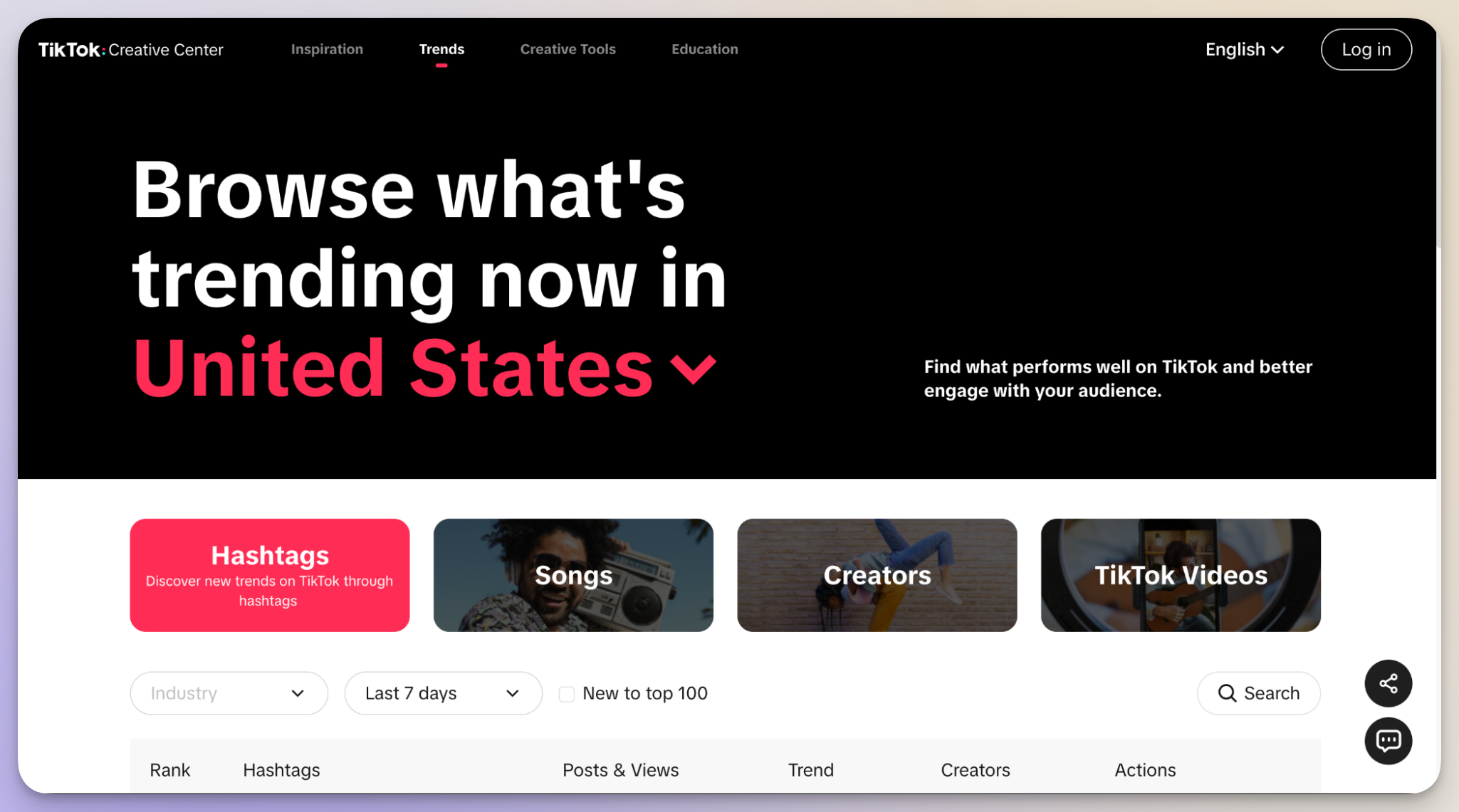 tiktok creator center