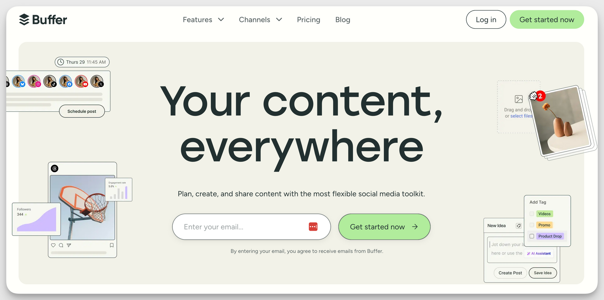 buffer social media scheduler
