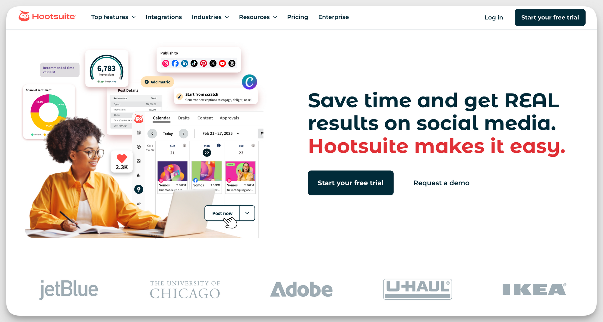 hootsuite social media manager