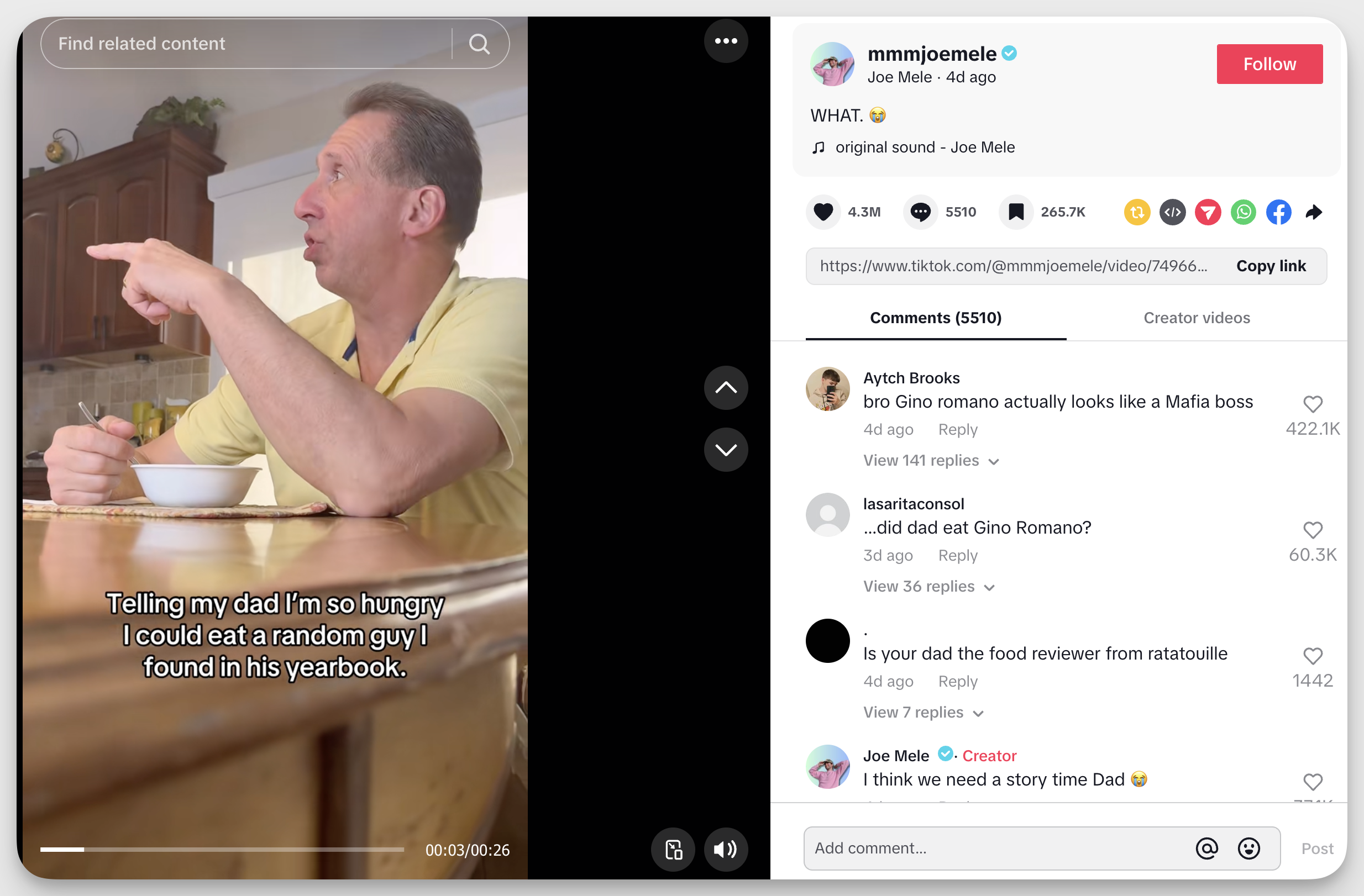 I am so hungry TikTok Trend