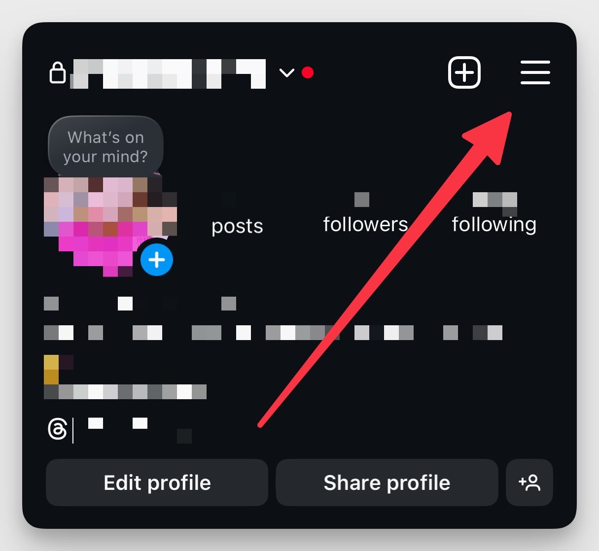 Access Instagram Insights step 1