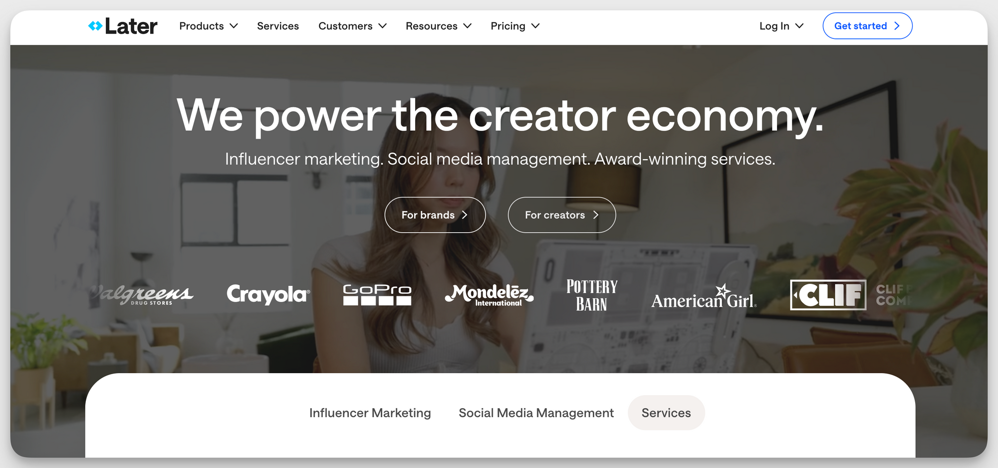 Later influencer marketing