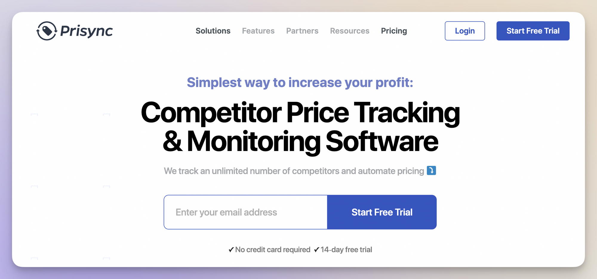 prisync as a competitor analysis tool
