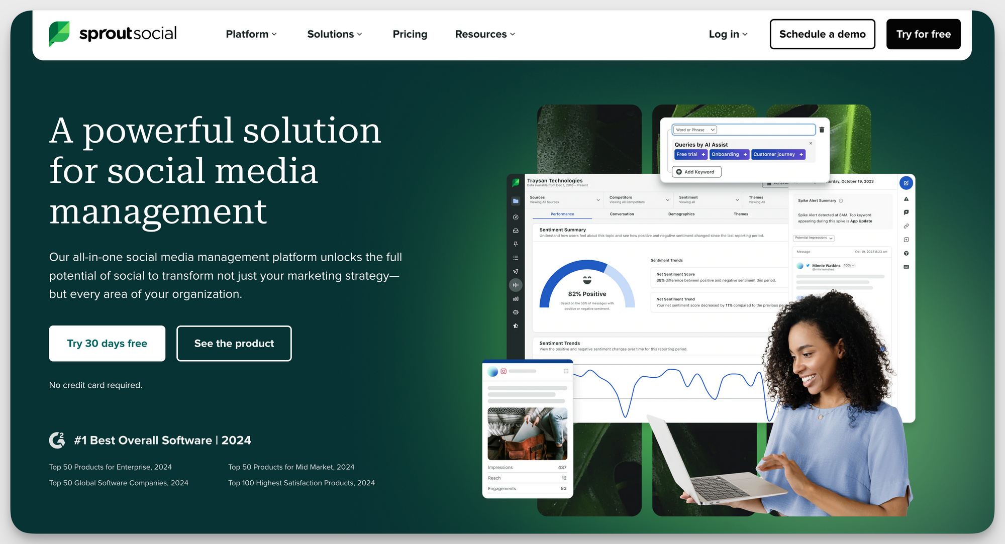 sprout social social media management