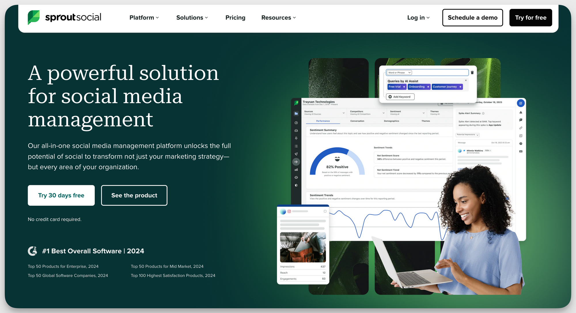 Sprout Social social media publishing tool