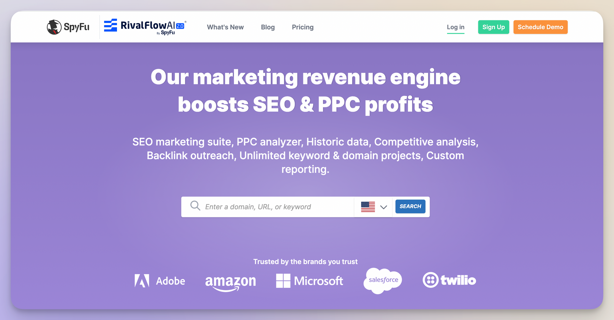 spyfu as a competitor analysis tool