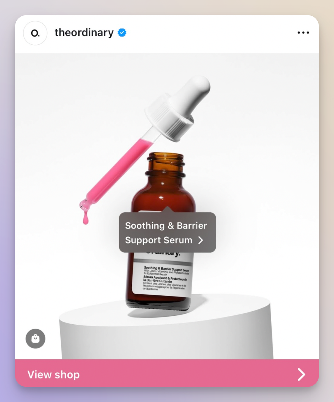 the ordinary instagram shop