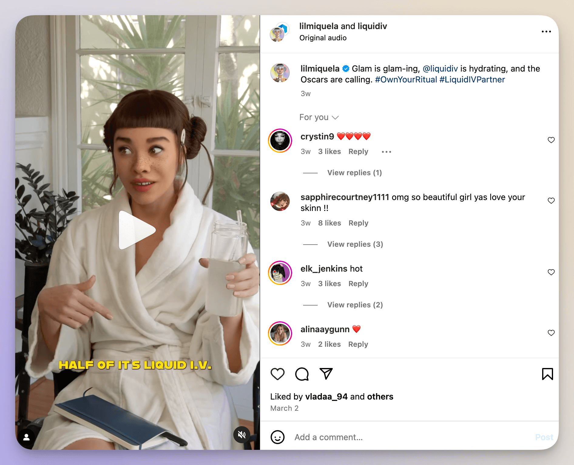 virtual influencer campaign example