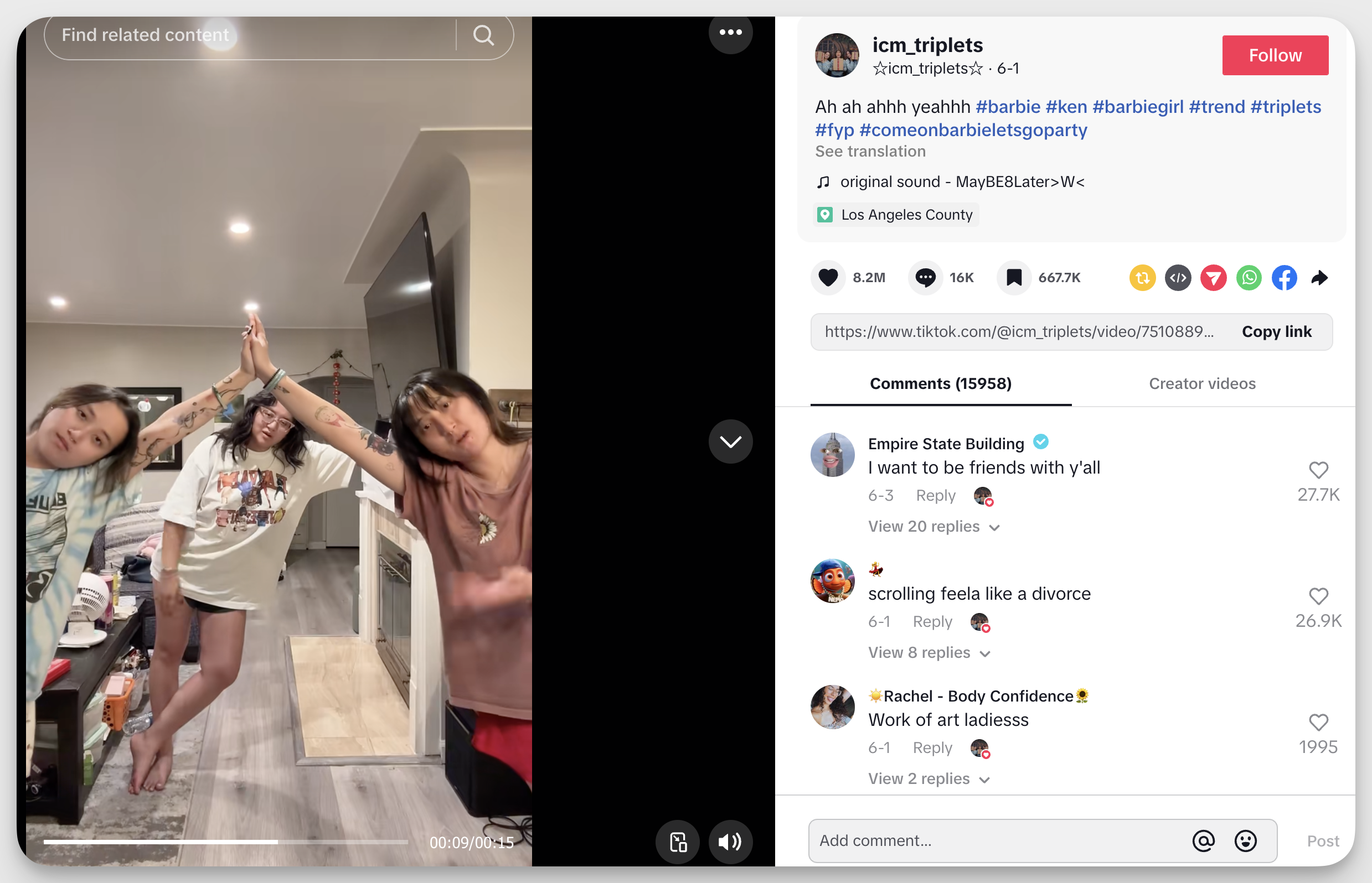 Come on barbie, let's go party tiktok trend