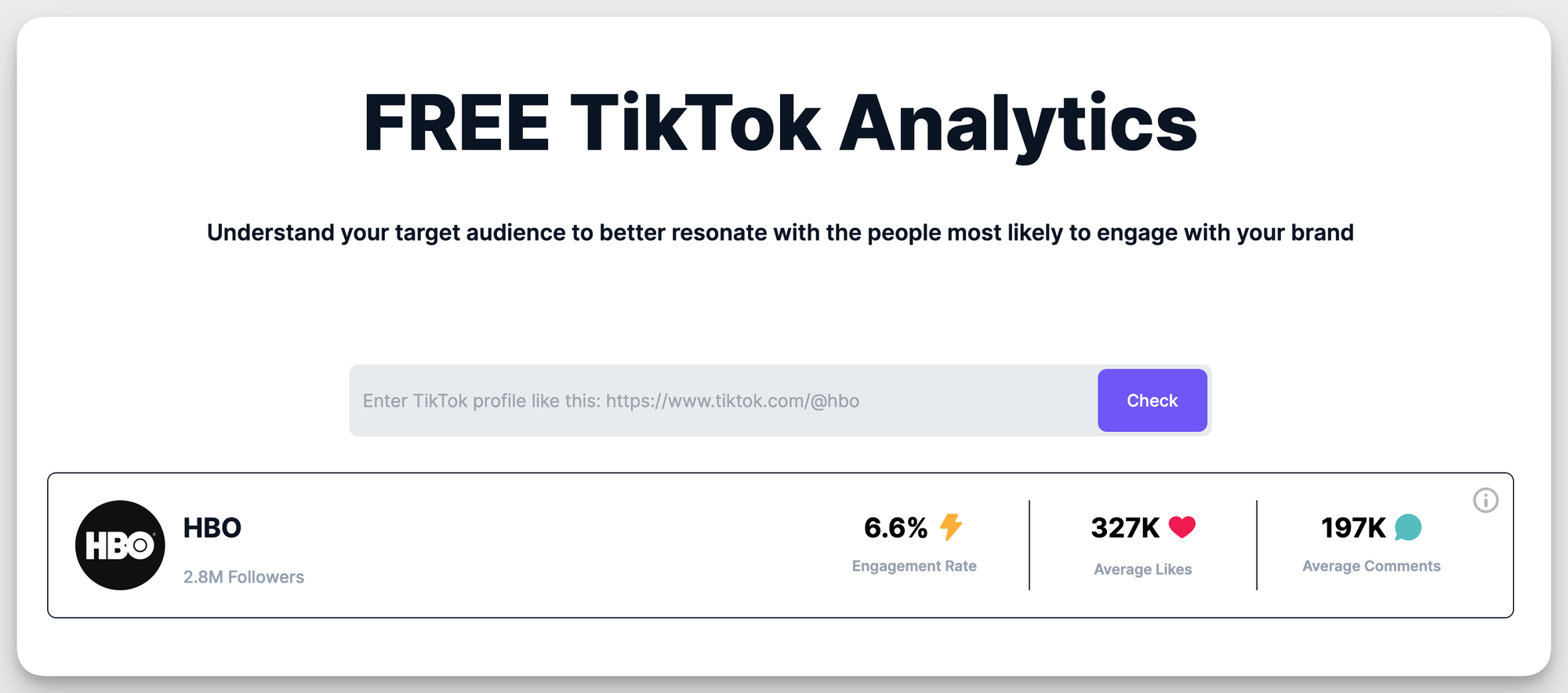 socialinsider free tiktok analytics tool