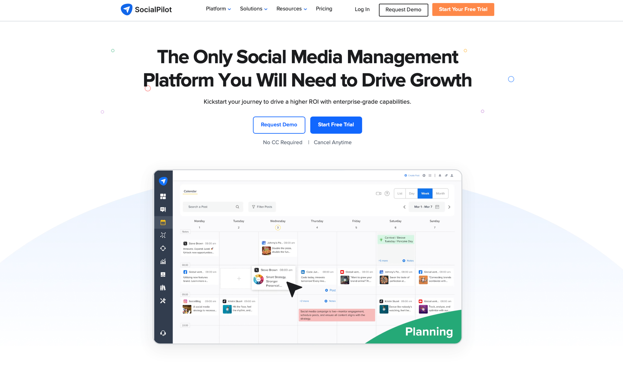 socialpilot social media management