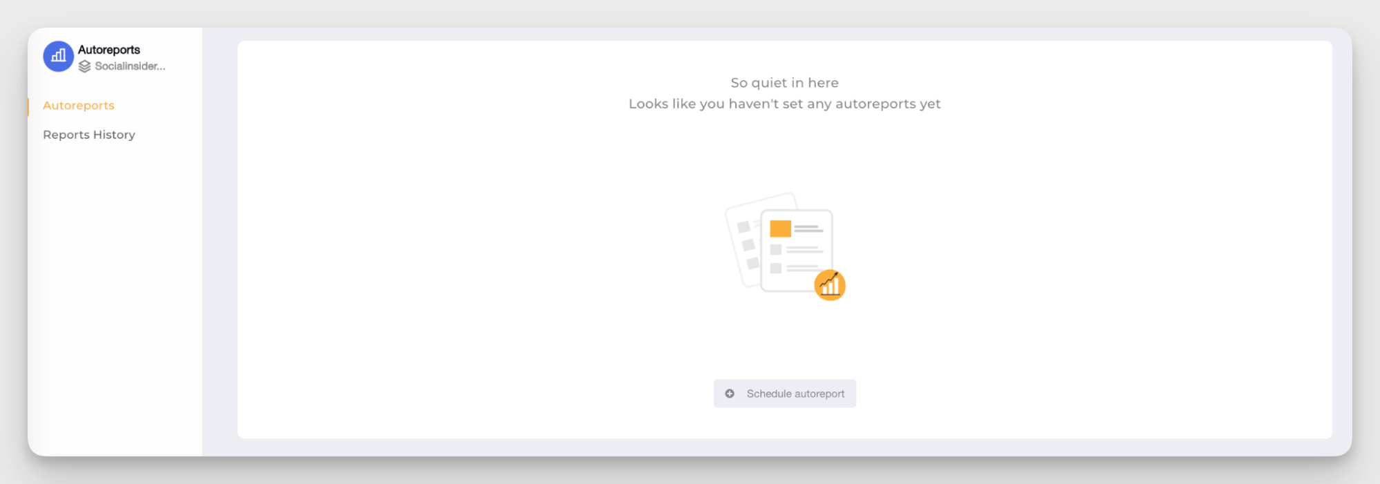 autoreports generation with socialinsider