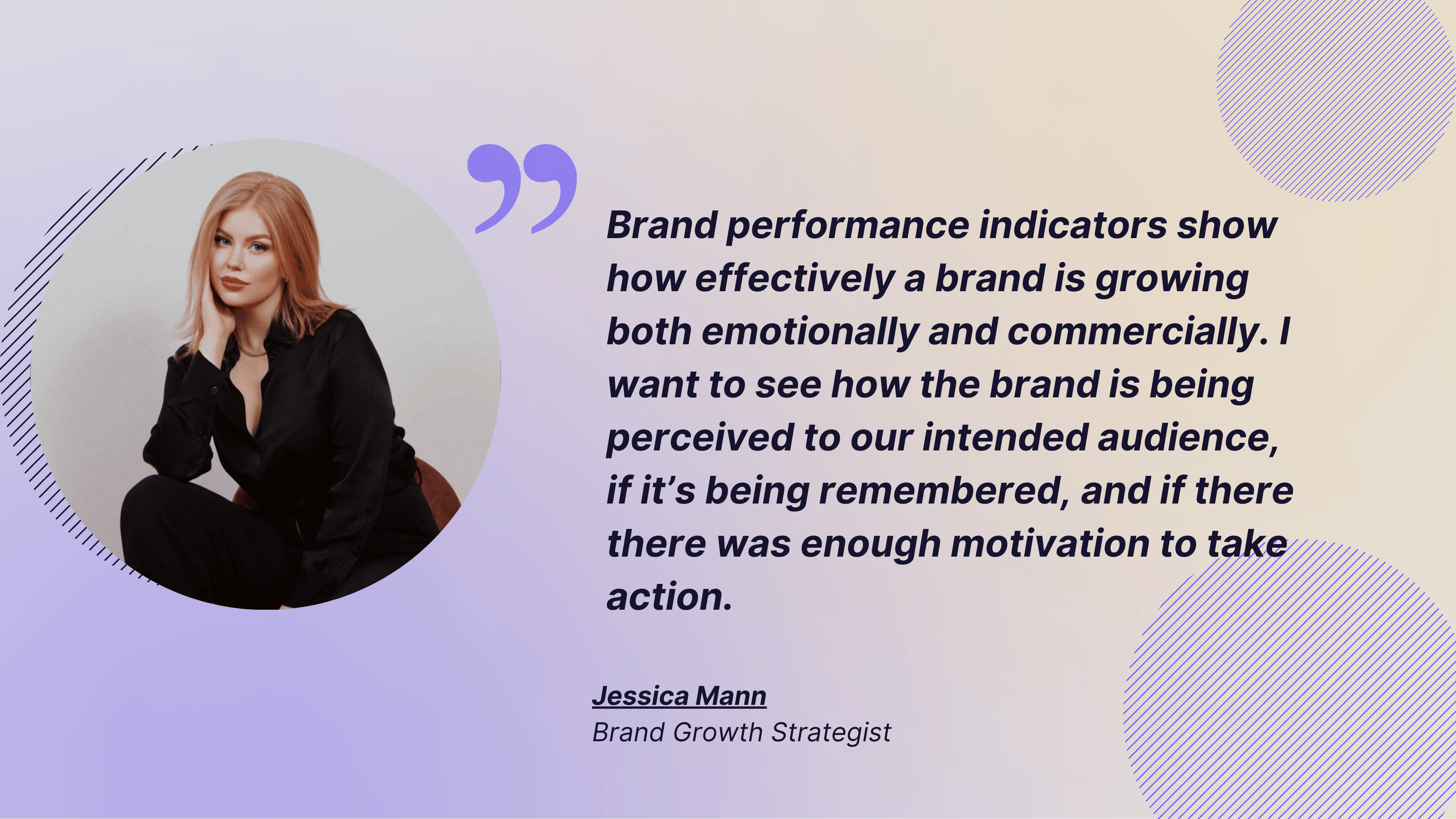 brand performance definition by jessica mann