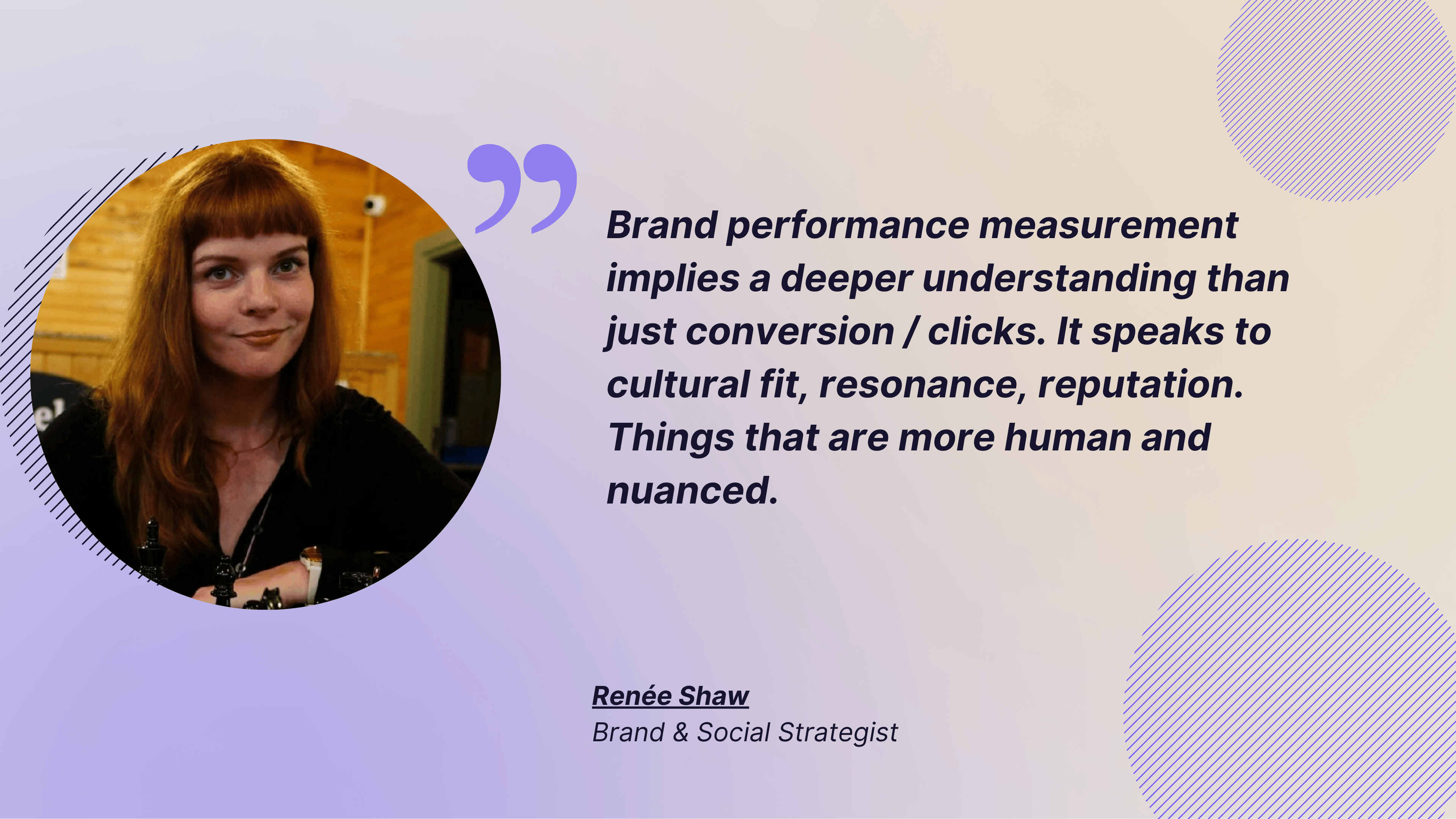 brand performance definition by renee shaw