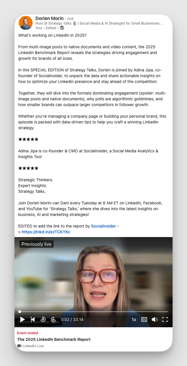 example of brand citation by expert