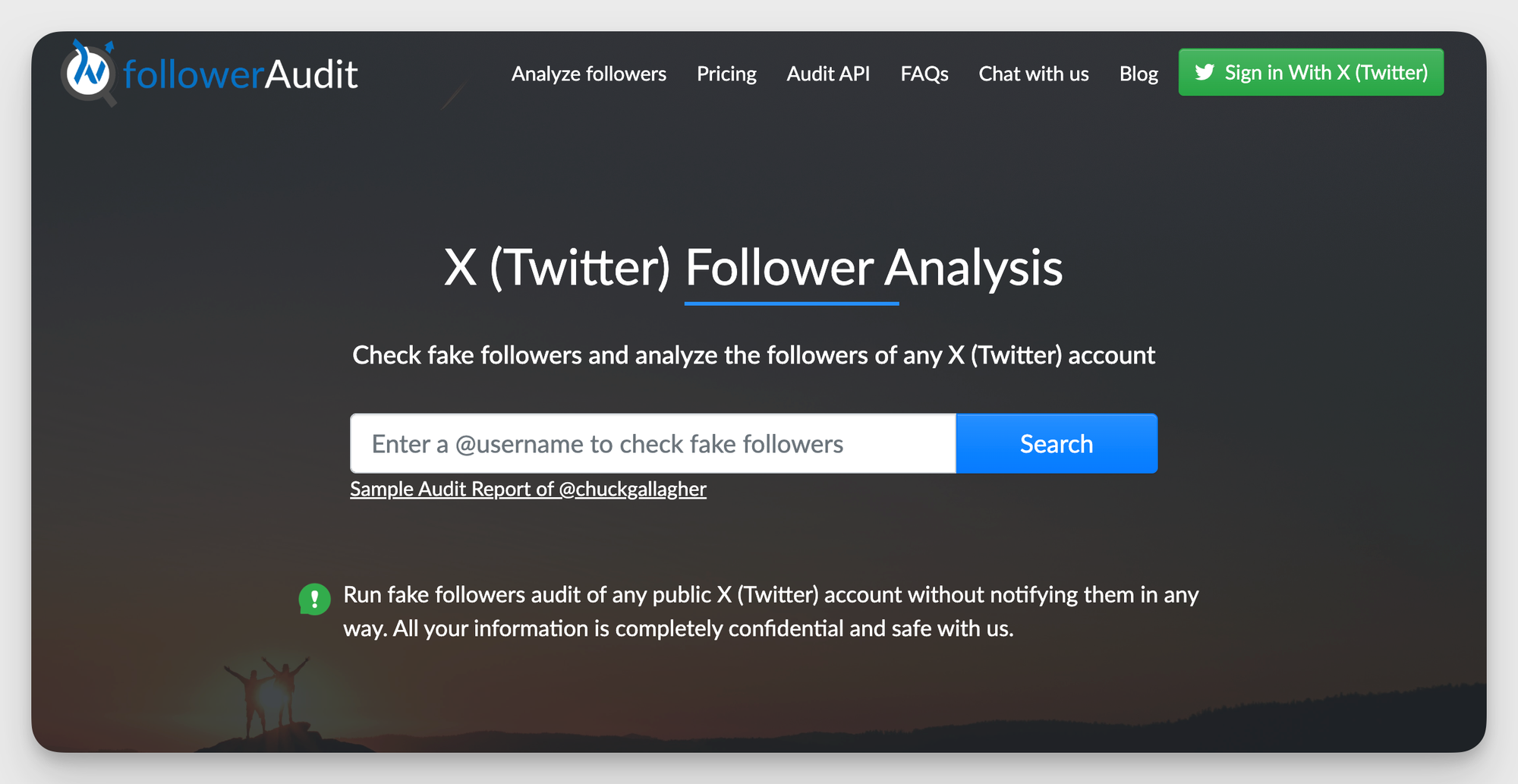 fake follower audit tool