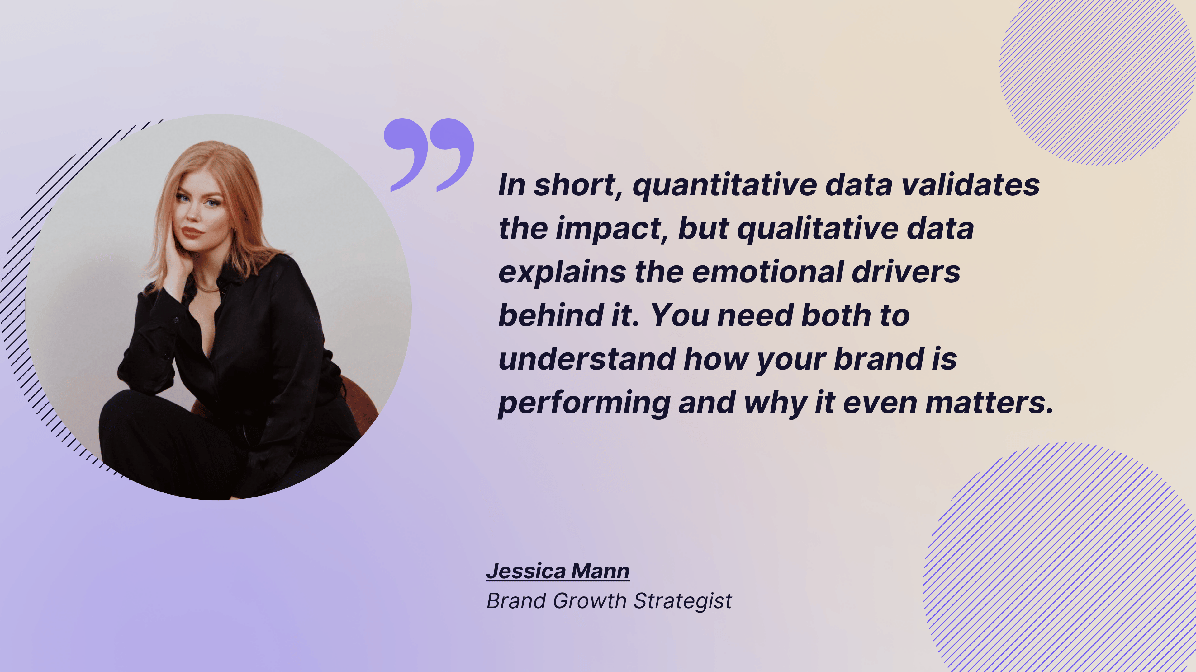 importance of qualittaive and quatitative data for brand performance analysis