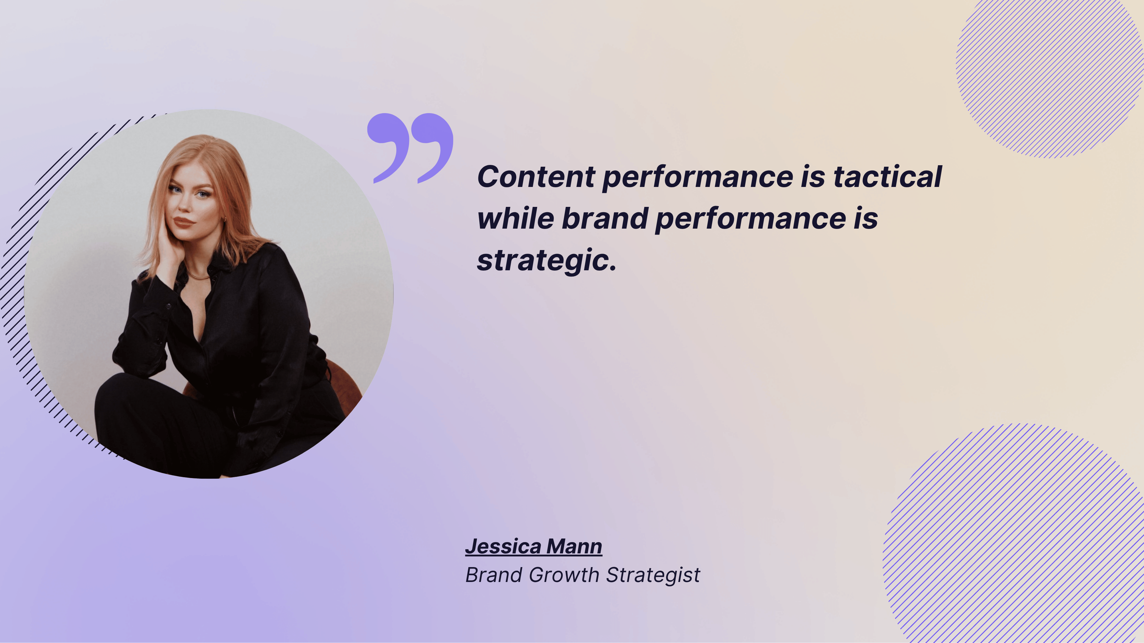 main differences between content and brand performance