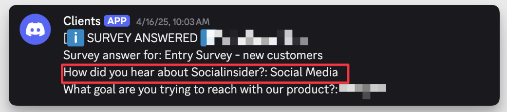 social media attribution example