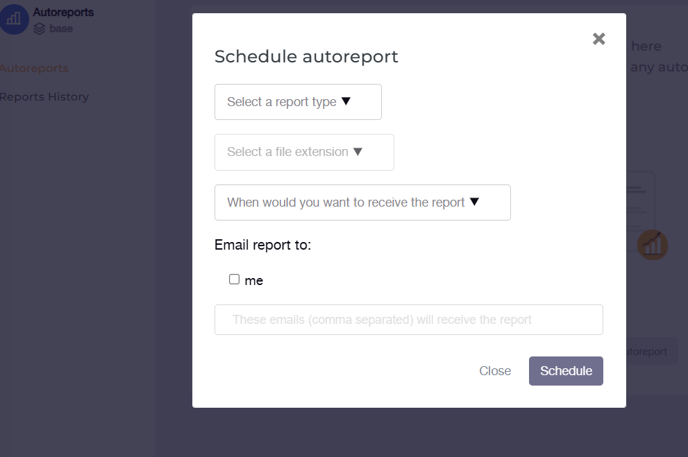 socialinisder autoreporting feature