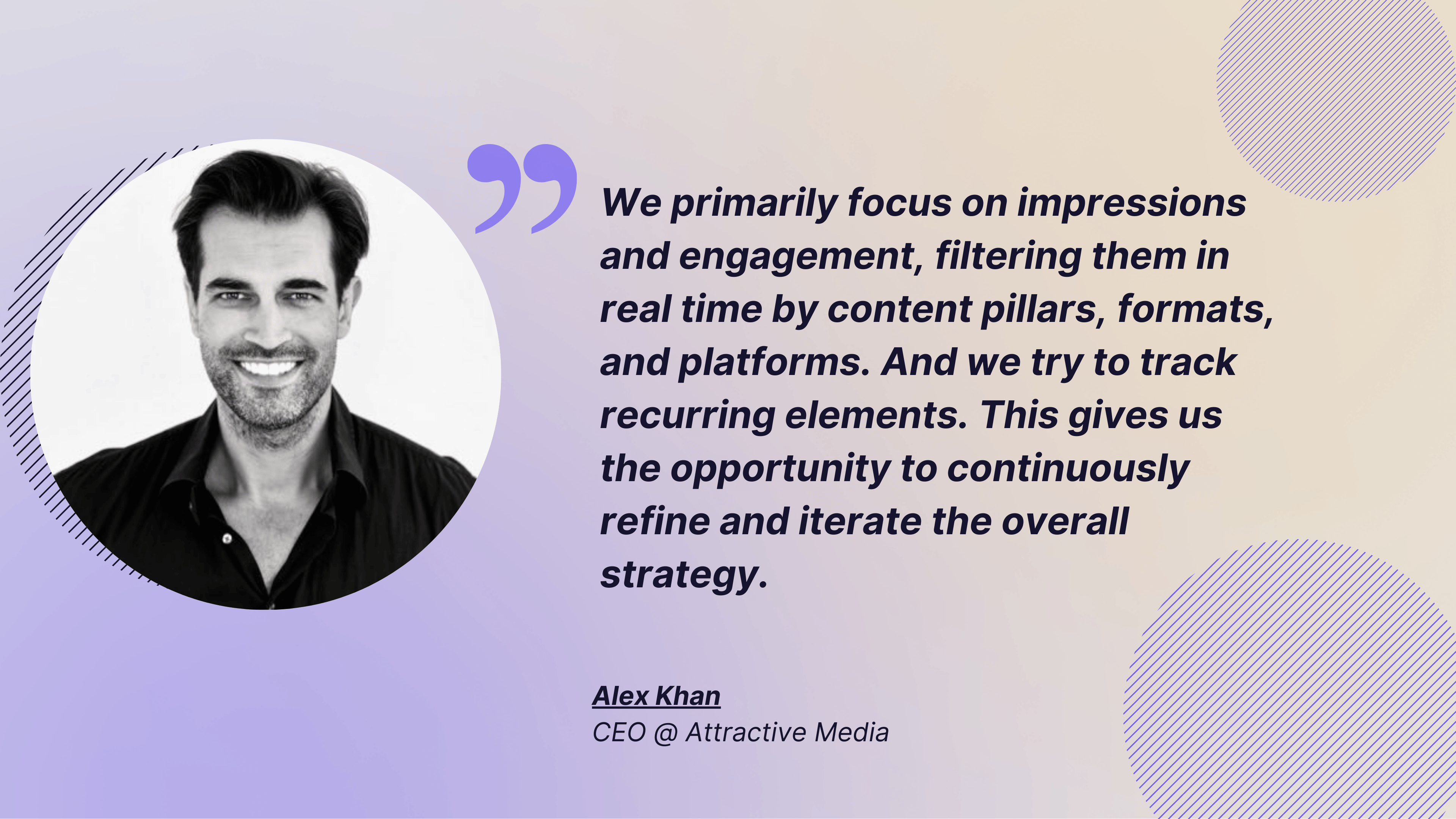  alex khan social media audit quote