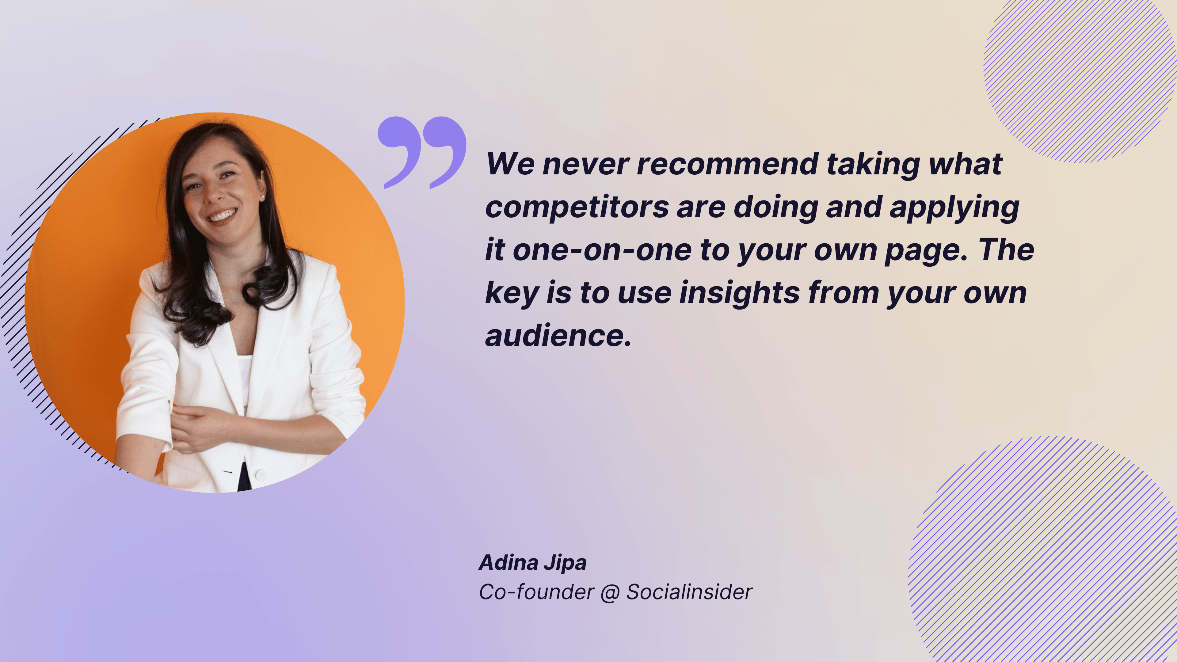 fb competitor analysis adina jipa quote