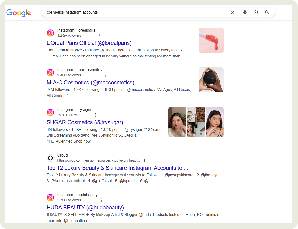 google competitor research