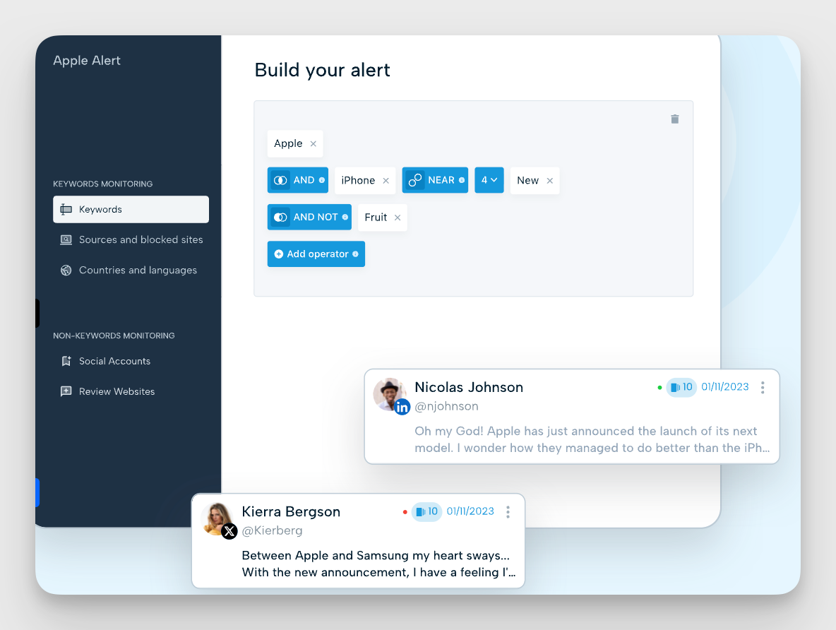 mention dashboard