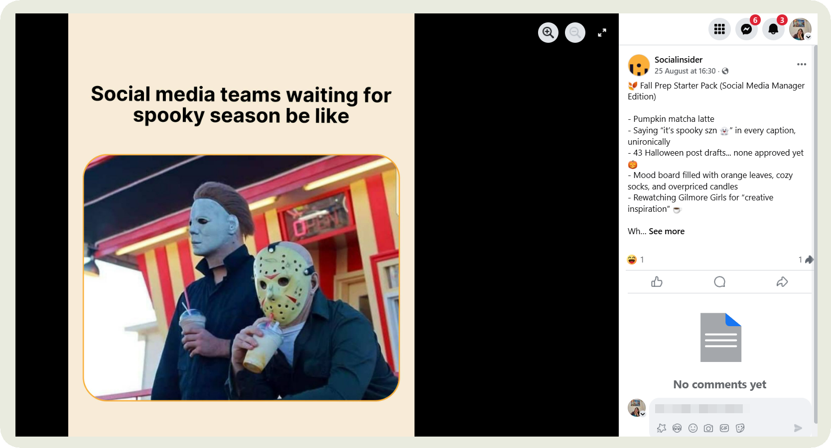 socialinsider facebook post