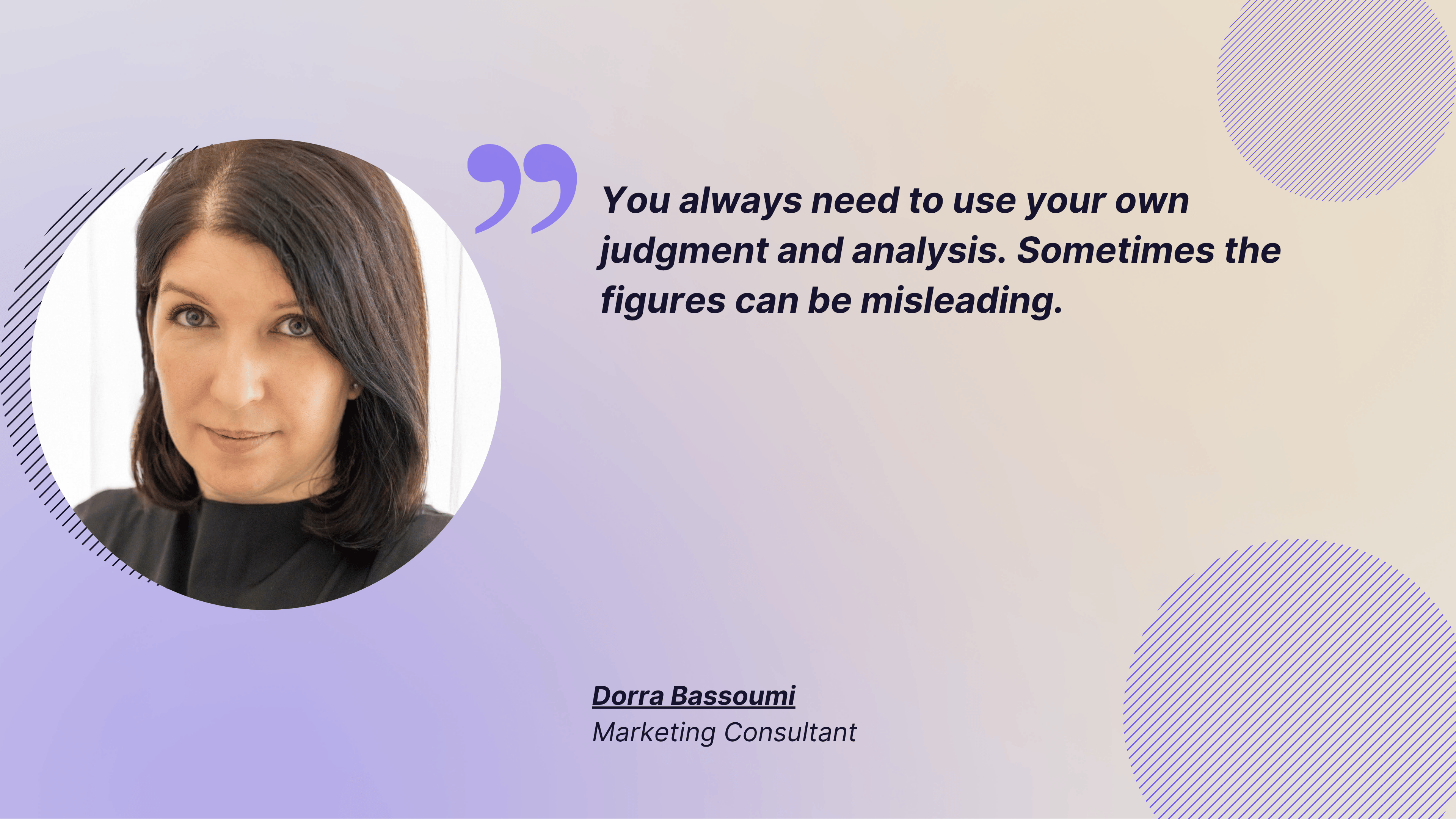 dorra quote related to metrics