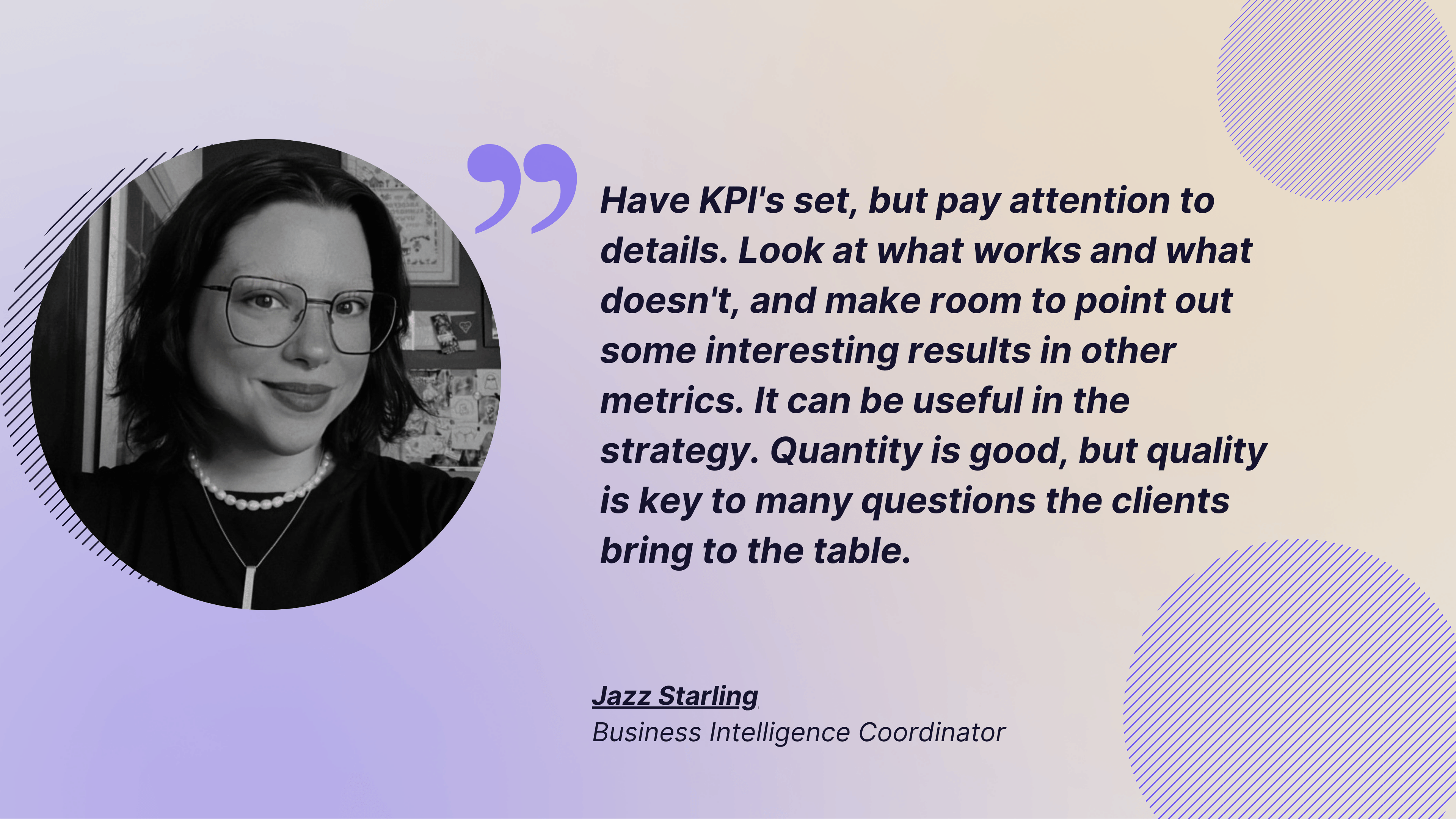 jazz starling quote related to metrics