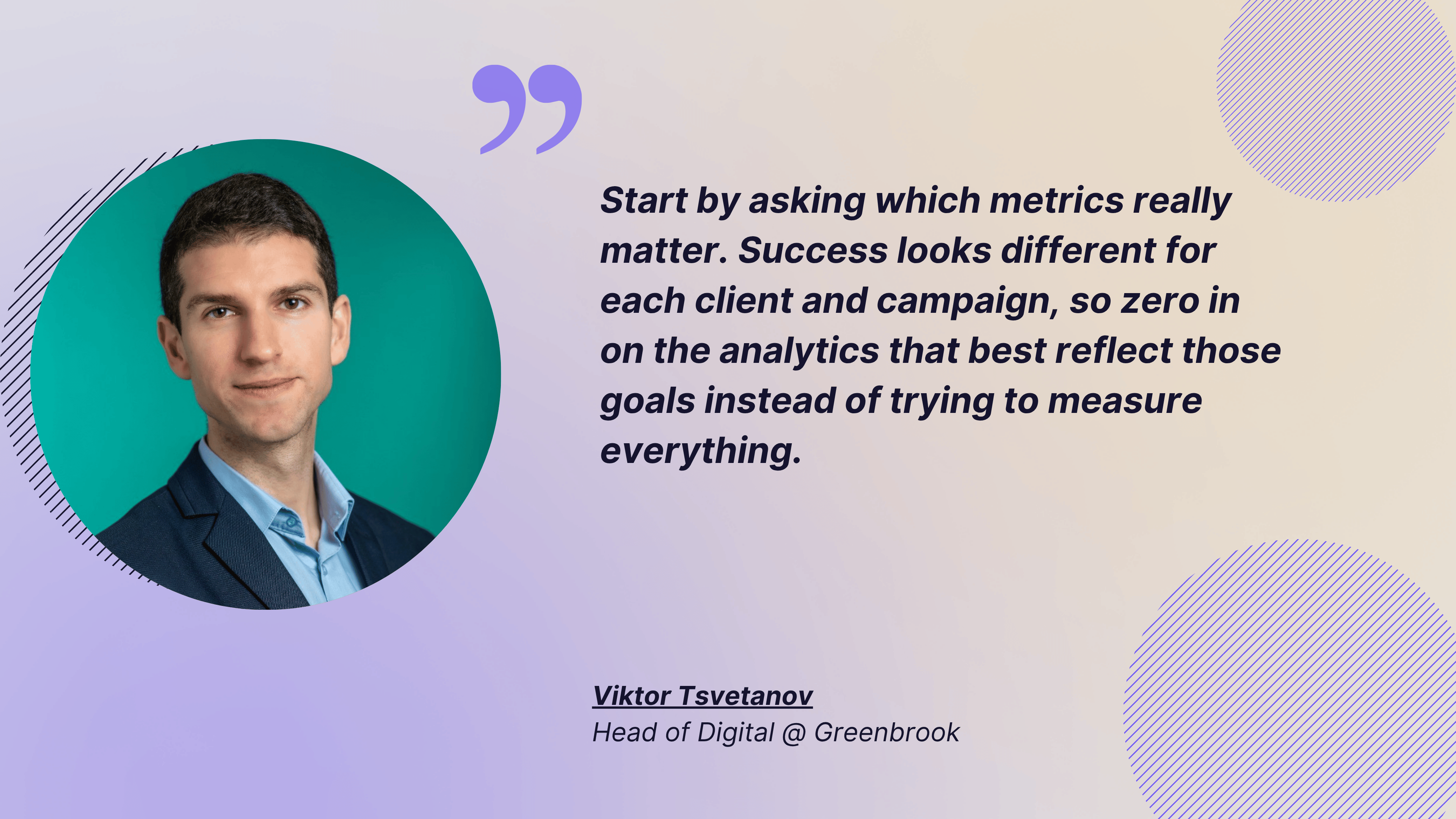 quote from viktor about instagram metrics