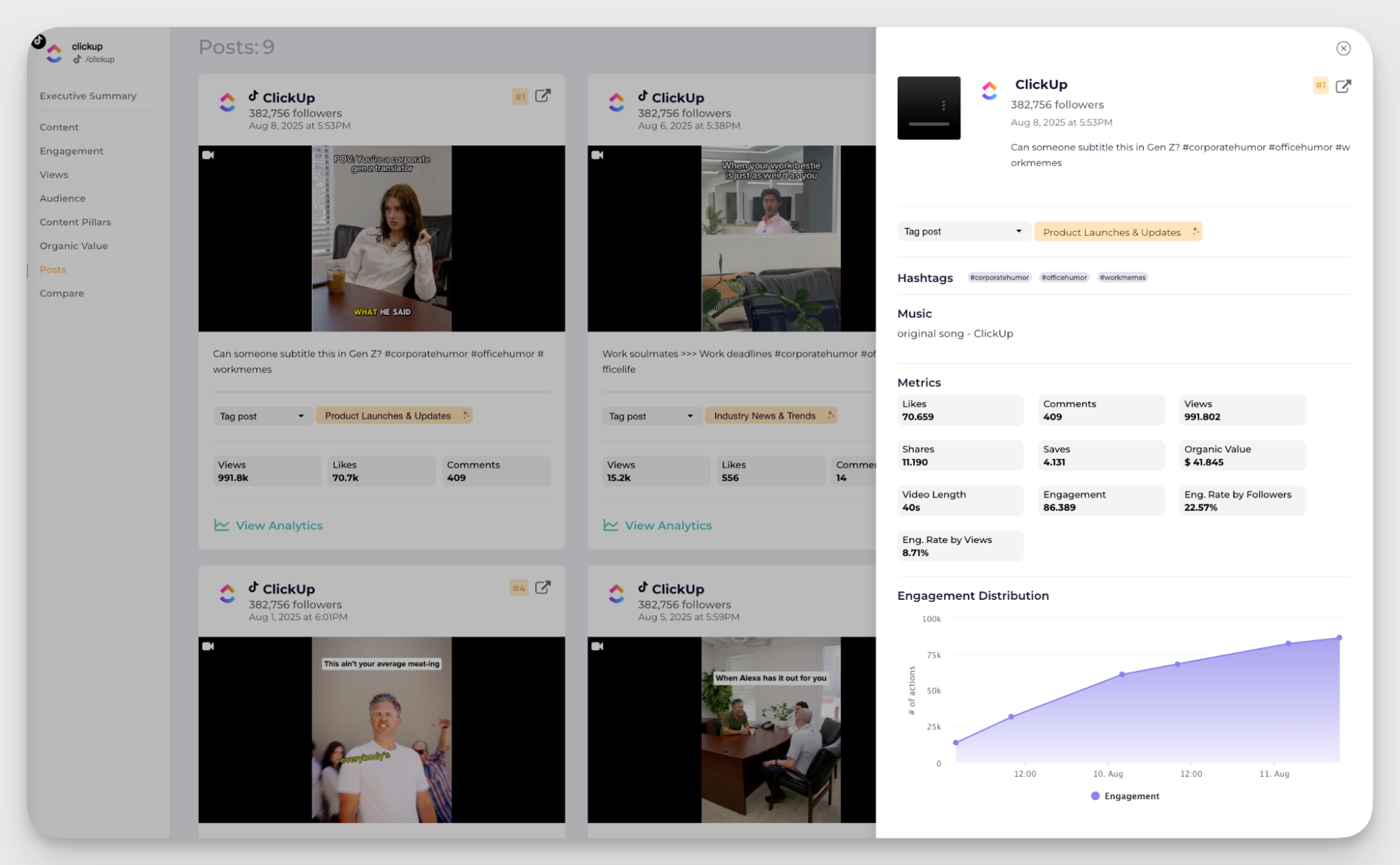 socialinsider dashboard