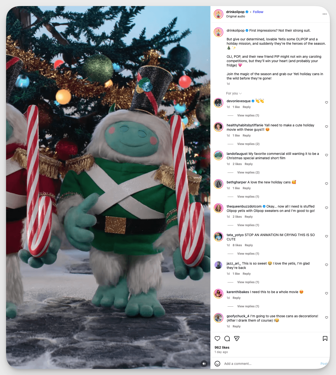 animation christmas video example