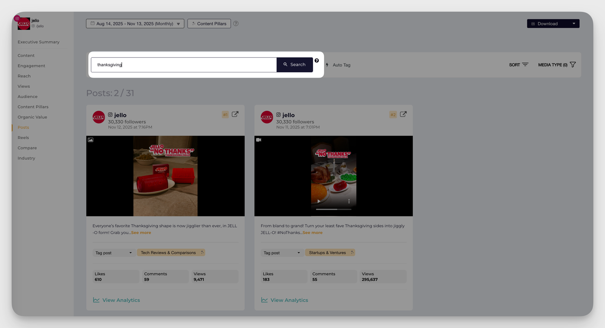 jello thanksgiving campaign