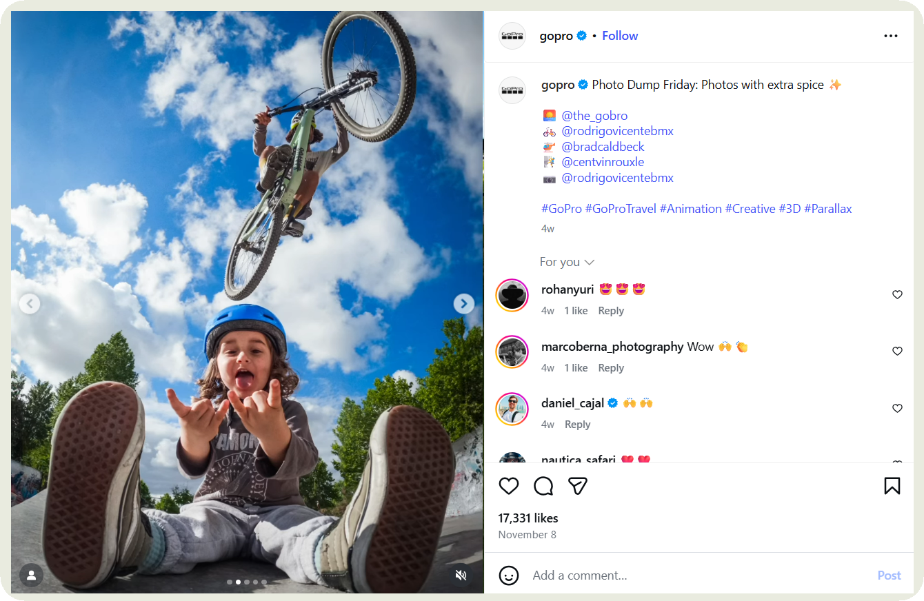 gopro instagram post