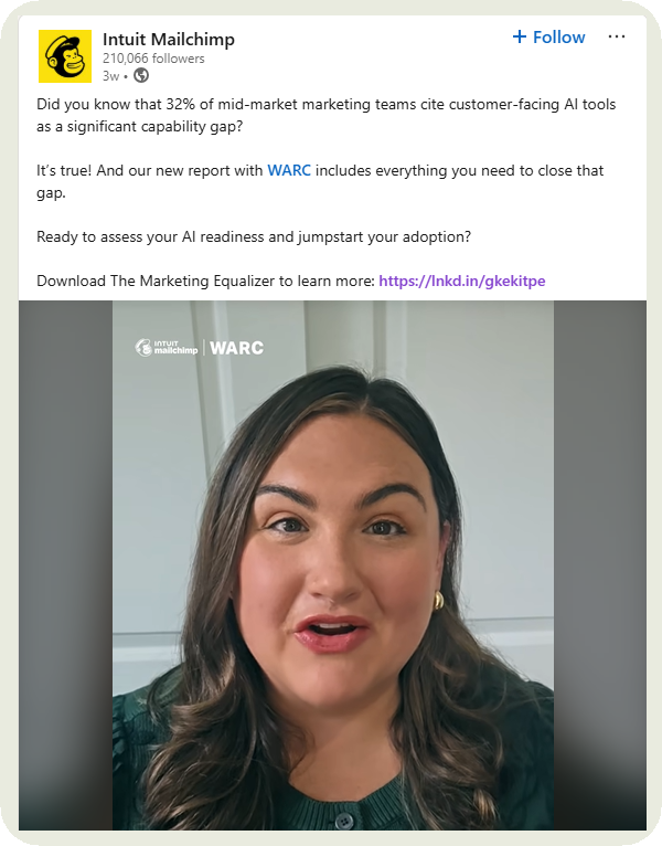 mailchimp post example